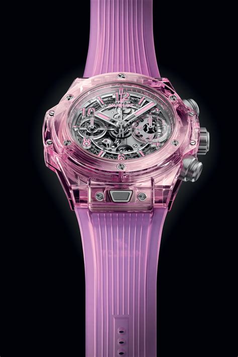 hublot damenuhr pink|Big Bang Unico Pink Sapphire 42 mm .